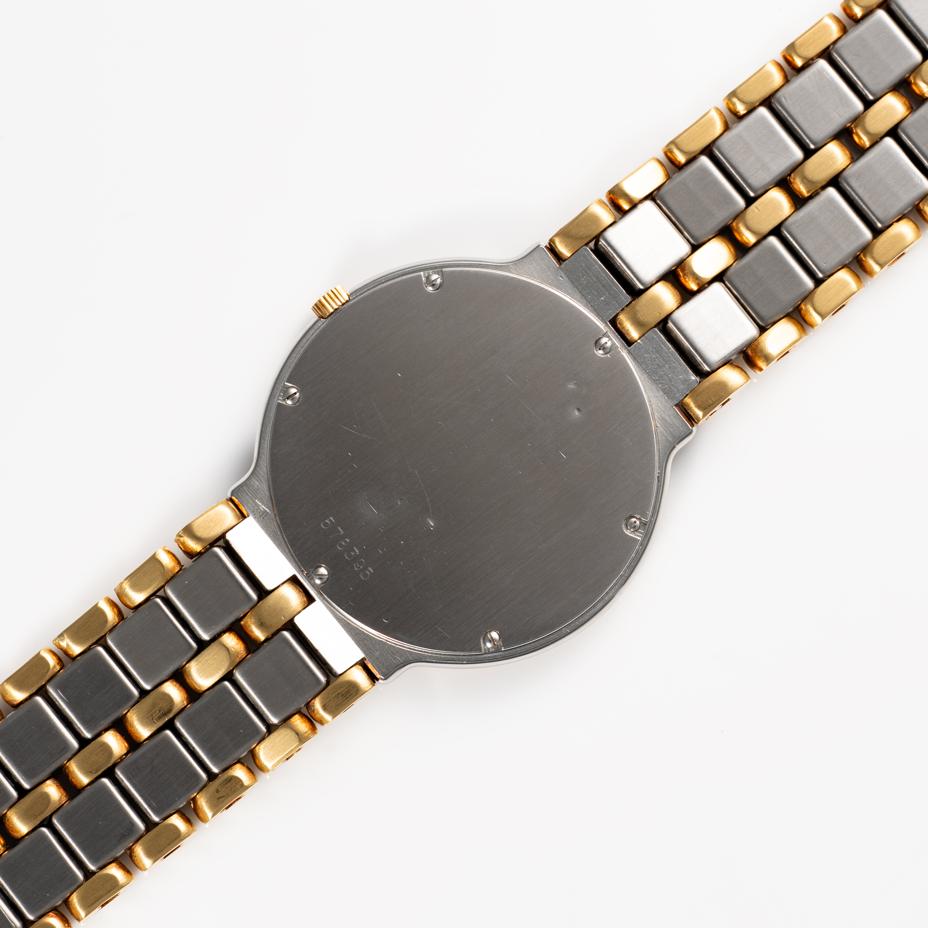 A RARE GENTLEMAN'S SIZE STEEL & SOLID GOLD VACHERON CONSTANTIN PATRIMONY ULTRA THIN BRACELET WATCH - Image 8 of 10