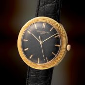 A VERY RARE & FINE GENTLEMAN'S LARGE SIZE 18K SOLID YELLOW GOLD VACHERON CONSTANTIN 