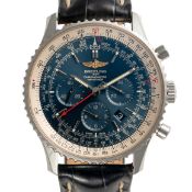 A GENTLEMAN'S STAINLESS STEEL BREITLING NAVITIMER 01 AUTOMATIC CHRONOGRAPH WRIST WATCH DATED 2016,