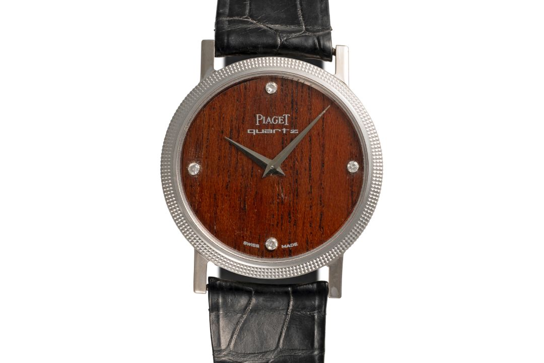 A RARE GENTLEMAN'S SIZE 18K SOLID WHITE GOLD PIAGET WRIST WATCH CIRCA 1970s, REF. 7634 ORIGINAL ROSE - Image 1 of 7