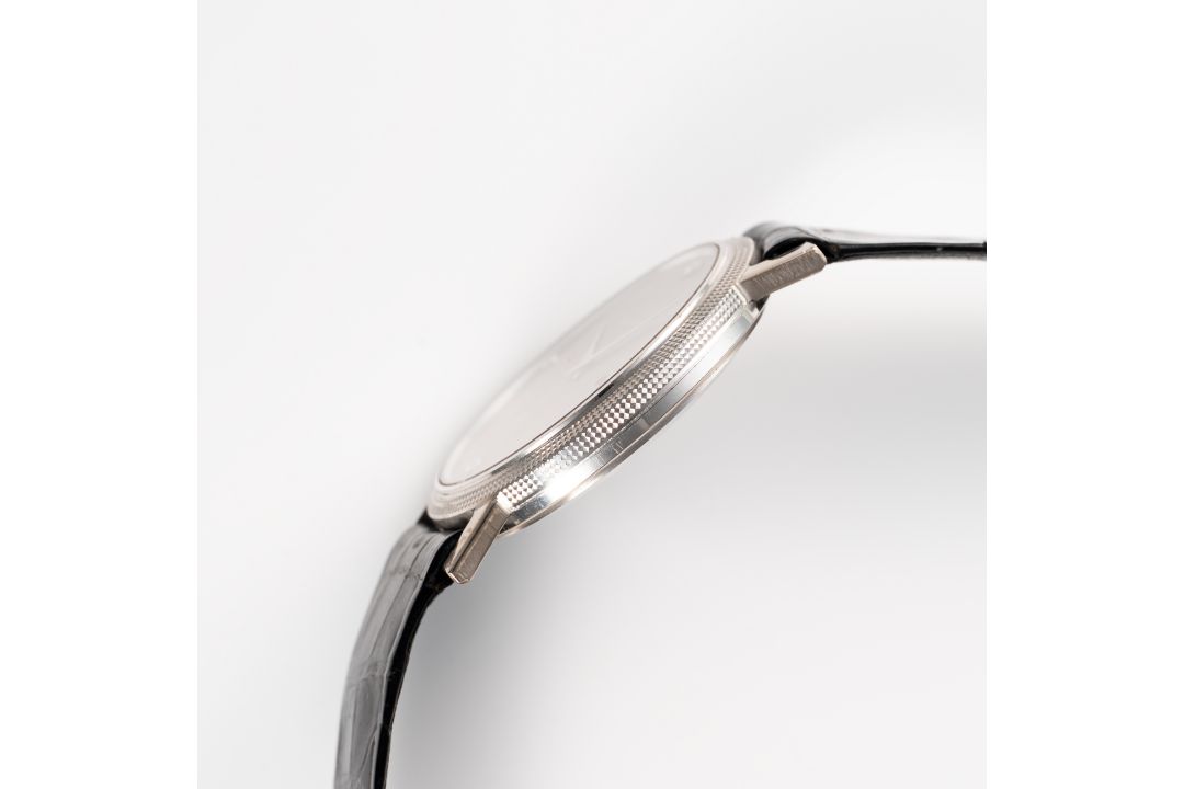 A RARE GENTLEMAN'S SIZE 18K SOLID WHITE GOLD PIAGET WRIST WATCH CIRCA 1970s, REF. 7634 ORIGINAL ROSE - Image 6 of 7