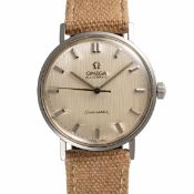 A GENTLEMAN'S SIZE STAINLESS STEEL OMEGA SEAMASTER AUTOMATIC WRIST WATCH CIRCA 1960s, WITH