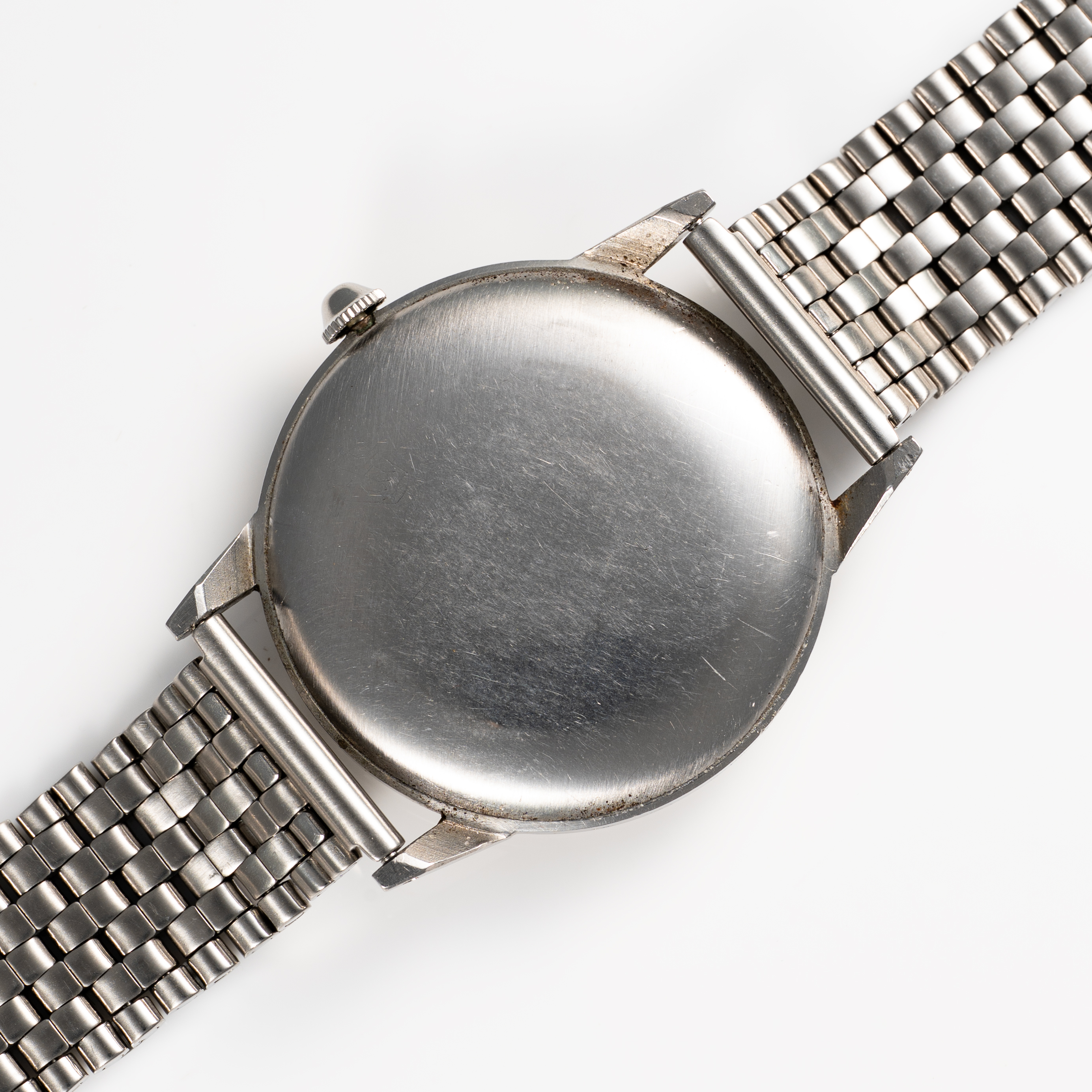 A RARE GENTLEMAN'S LARGE SIZE STAINLESS STEEL ROLEX PRECISION WRIST WATCH CIRCA 1950s, REF. 4363 - Image 7 of 9