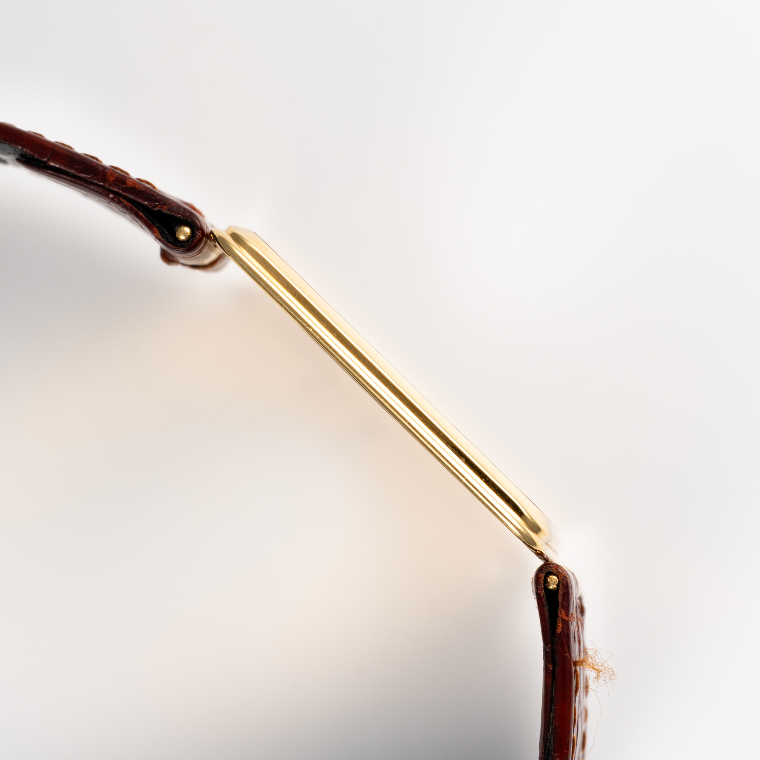 A FINE GENTLEMAN'S SIZE 18K SOLID GOLD OMEGA LA MAGIQUE MYSTERY DIAL WRIST WATCH CIRCA 1982, REF. BA - Image 6 of 9