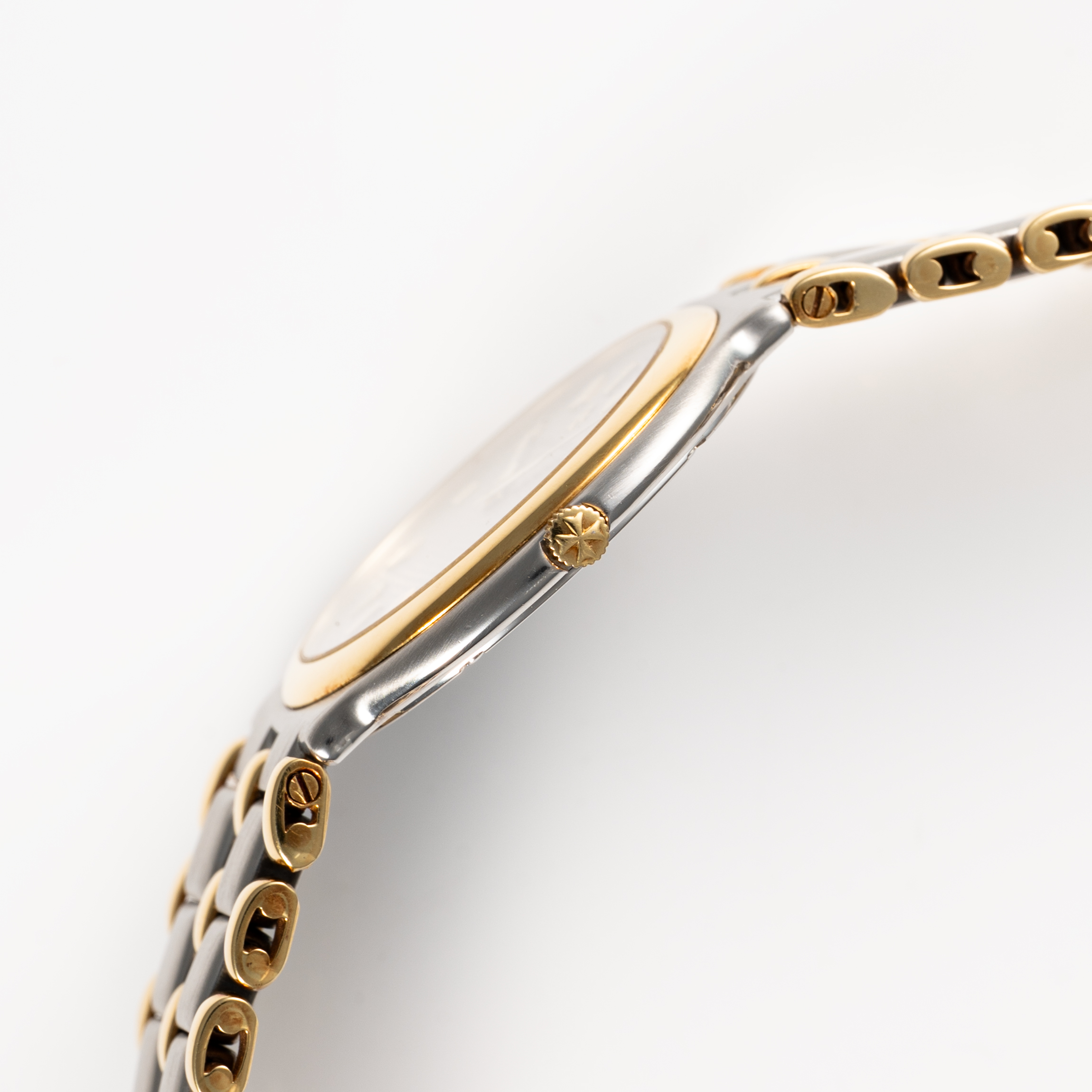 A RARE GENTLEMAN'S SIZE STEEL & SOLID GOLD VACHERON CONSTANTIN PATRIMONY ULTRA THIN BRACELET WATCH - Image 7 of 10