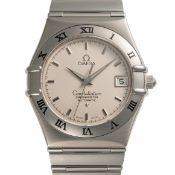 A GENTLEMAN'S SIZE STAINLESS STEEL OMEGA CONSTELLATION CHRONOMETER AUTOMATIC BRACELET WATCH CIRCA