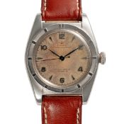 A GENTLEMAN'S SIZE STAINLESS STEEL ROLEX OYSTER PERPETUAL 
