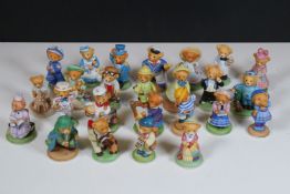 Collection of Emily Furdinand-Brown figures, all of anthropomorphic bears, 25 in total (one box)
