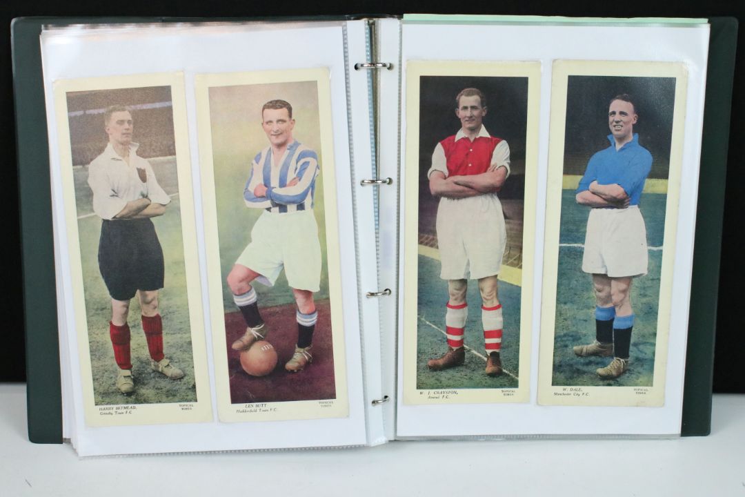 Cigarette Cards - A collection of Topical Times Football Panel Portrait Cards to include 1934, 1935, - Image 5 of 12