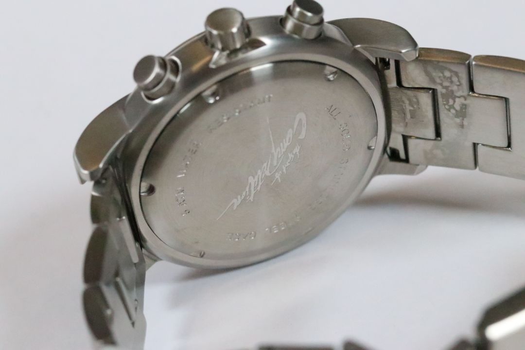 Boxed RalliArt Chronograph wrist watch with stainless steel strap, contained within case - Image 6 of 6