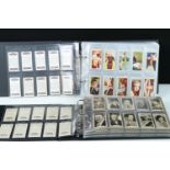 Cigarette Cards - A large collection of Carreras cigarette cards contained within two collectors