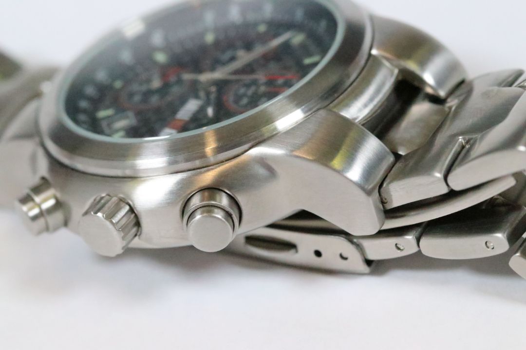Boxed RalliArt Chronograph wrist watch with stainless steel strap, contained within case - Image 4 of 6