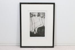 John Emmanuel (British, b. 1930) 'Janet', artist's proof etching, signed and titled in pencil to