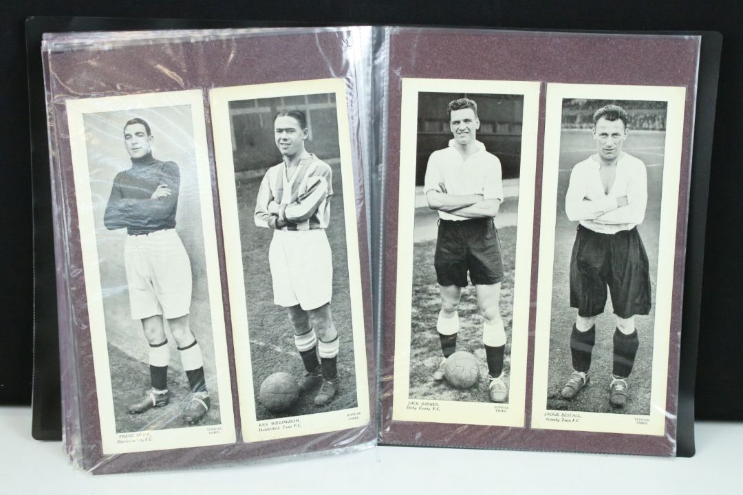 Cigarette Cards - A collection of Topical Times Football Panel Portrait Cards to include 1934, 1935, - Image 12 of 12