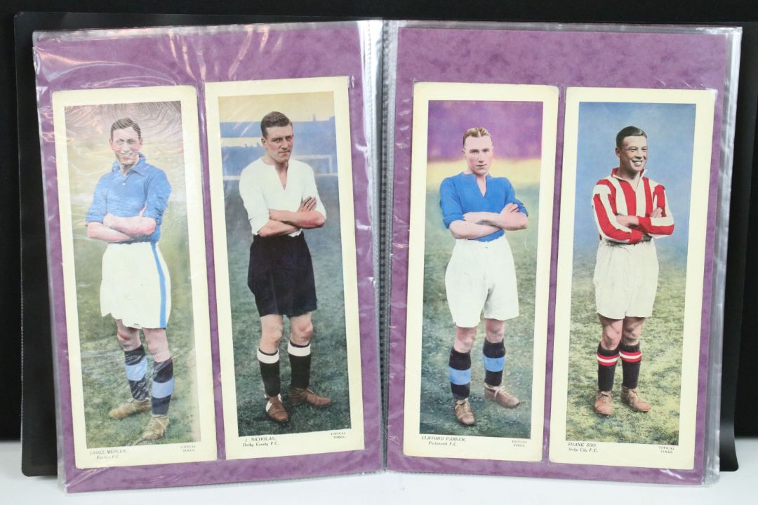 Cigarette Cards - A collection of Topical Times Football Panel Portrait Cards to include 1934, 1935, - Image 9 of 12