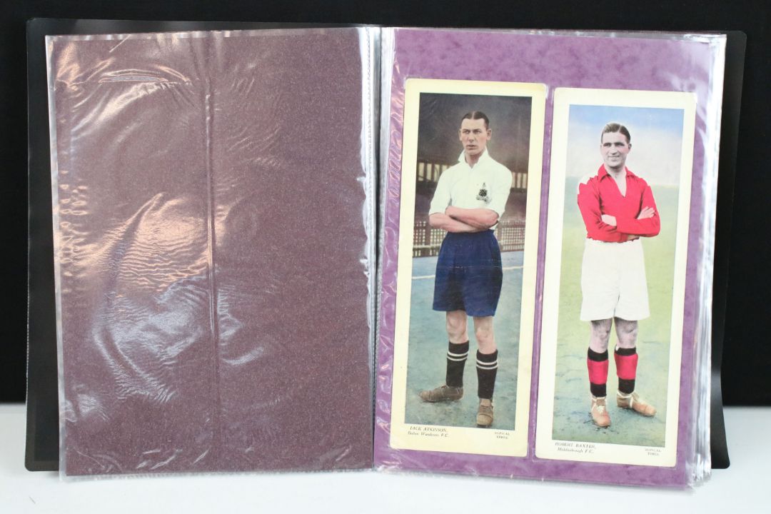 Cigarette Cards - A collection of Topical Times Football Panel Portrait Cards to include 1934, 1935, - Image 8 of 12