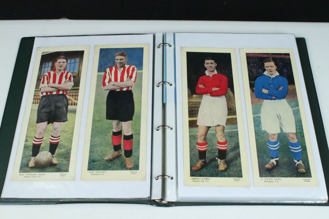 Cigarette Cards - A collection of Topical Times Football Panel Portrait Cards to include 1934, 1935, - Image 2 of 12