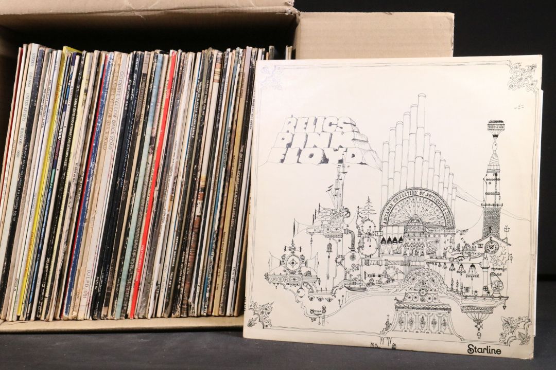 Pretty Red Stuff Vinyl - Over 70 Rock & Pop LPs to include Pink Floyd x 3, The Who, The ...