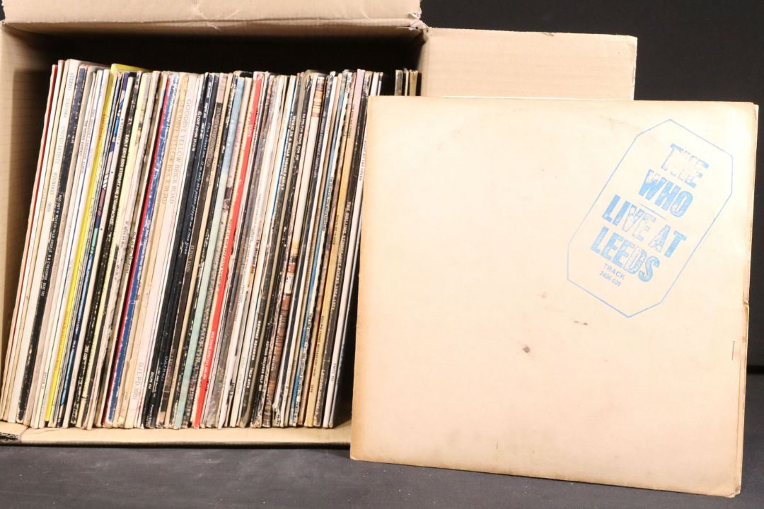 Pretty Red Stuff Vinyl - Over 70 Rock & Pop LPs to include Pink Floyd x 3, The Who, The ...