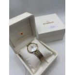 A ETERNA wrist watch with seconds sweep and date aperture boxed