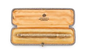 A Victorian 14-carat gold combination dip pen and pencil, the nib stamped Mordan, London and '