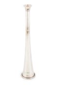 An Edwardian silver hunting horn, by Robert James Chaplin & Sons, London 1903, tapering circular