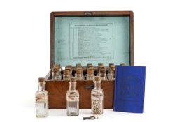 HUMPHREY'S HOMEOPATHIC SPECIFICS C.1900 a boxed set of homeopathic remedies together with an