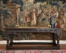 A Charles I joined oak refectory-table, circa 1640