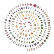AN EXTENSIVE COLLECTION OF 196 RINGS