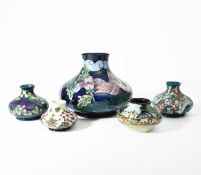 Rachel Bishop for Moorcroft Pottery; A large Kyoto vase, 1994