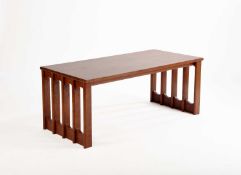 Alan Peters (1933-2009) A Chinese/Gothic coffee table