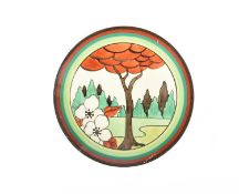 Clarice Cliff (1899-1972) A Limberlost pattern wall plaque
