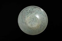 René Lalique (1860-1945) A Chiens glass bowl, designed in 1921