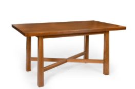 Arts and Crafts, An oak dining table