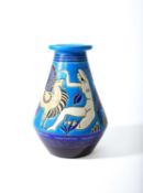 Longwy Atelier Primavera Pottery, An impressive Art Deco vase, circa 1925