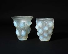René Lalique (1860-1945) A Spirales glass vase, designed in 1930