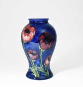 William Moorcroft (1872-1945) for Moorcroft Pottery, A large Big Poppy vase, circa 1920's