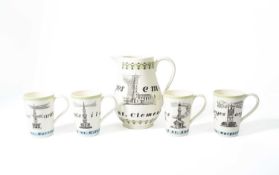 Richard Guyatt (1914-2007) for Wedgwood and Liberty & Co.A lemonade set, designed in 1966