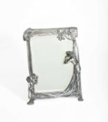 WMF; An Art Nouveau desk mirror, The Echo, circa 1900