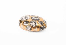 Piero Fornasetti (1913-1988) A rare Roman Emperor's pebble paperweight, circa 1950