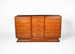 French School; An Art Deco sideboard, circa 1920