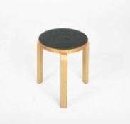 Alvar Aalto (1898-1976) for Artek; A Model 60 stool
