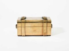 English School; A gilt and enamel compendium, circa 1890