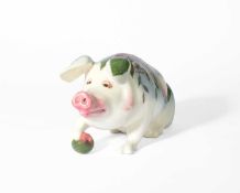 Roger Mitchell for Moorcroft Pottery, Peter the Pig, 1990