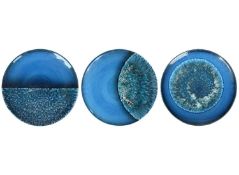 Alan Clarke for Poole Pottery Three Phases of the Moon chargers, 2002