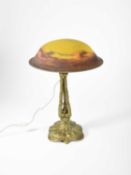 Muller Freres Luneville A large Art Deco table lamp, circa 1930