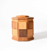 Hugh Birkett (1919-2002) A specimen wood caddy and cover, 2001
