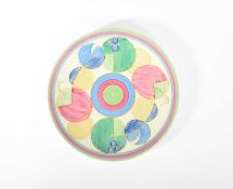 Clarice Cliff (1899-1972) A Pastel Melon pattern wall plaque