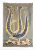 Marc Saint Saëns (1903-1973) L'Oiseau Lyre, a woollen tapestry
