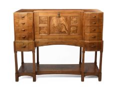 Edward Barnsley (1900-1987)An Arts and Crafts cabinet writing desk, circa 1935